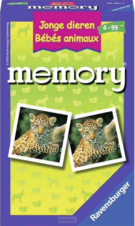 Memory jonge dieren