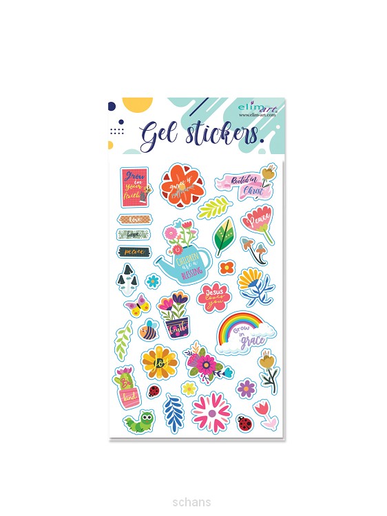 Gel Stickers Floral Series
