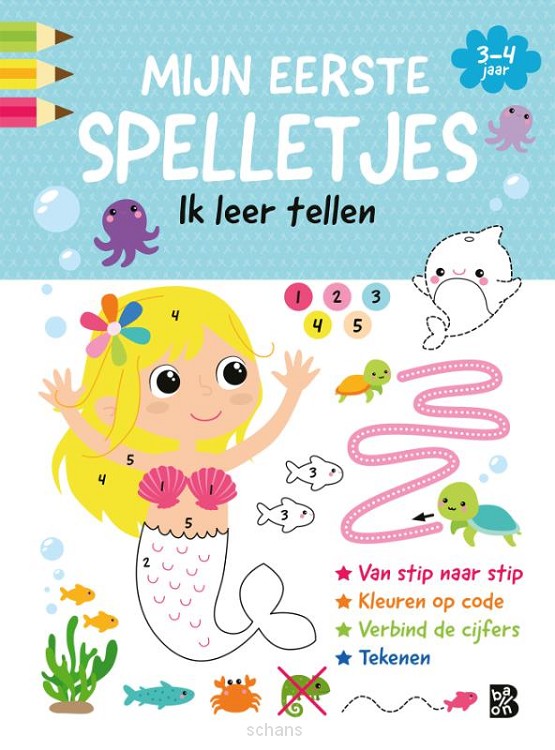 Ik leer tellen 3-4 jaar