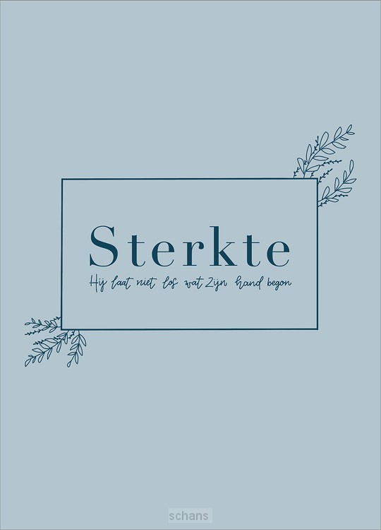 Kaart Sterkte - blauw