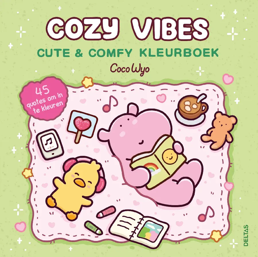 Cozy Vibes Cute & Comfy kleurboek Coco W