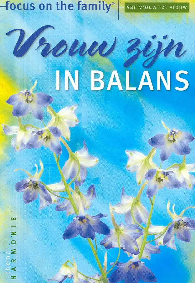 Vrouw zijn in balans