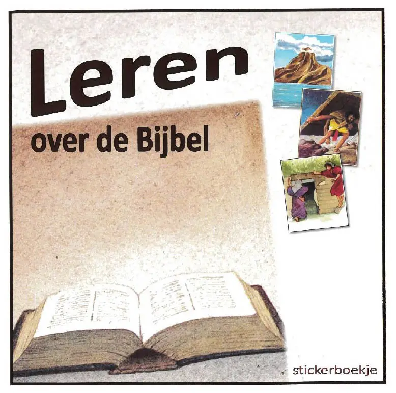 Stickerboekje leren over de bijbel