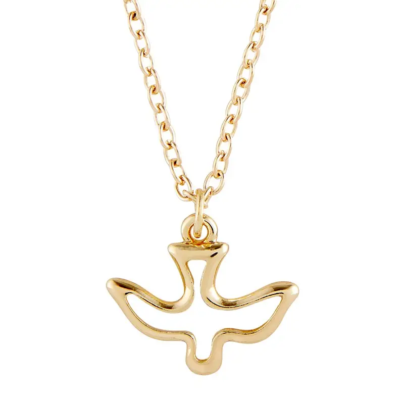 Pendant Cutout Dove Goldplated