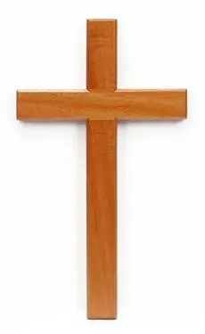 Kruis hang 100 cm blank hout