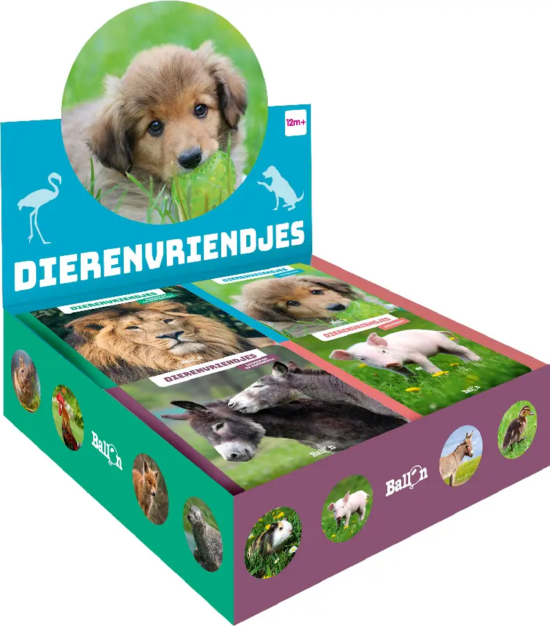 Display Dierenvriendjes 20 boekjes