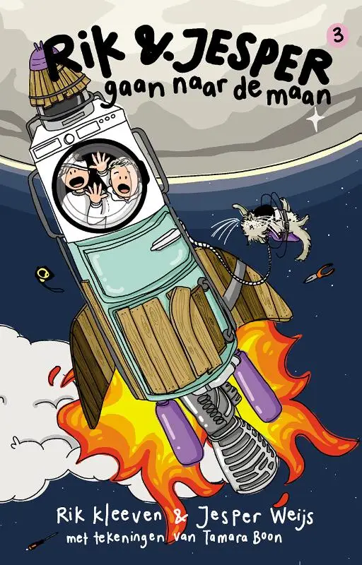 Rik en Jesper gaan naar de maan