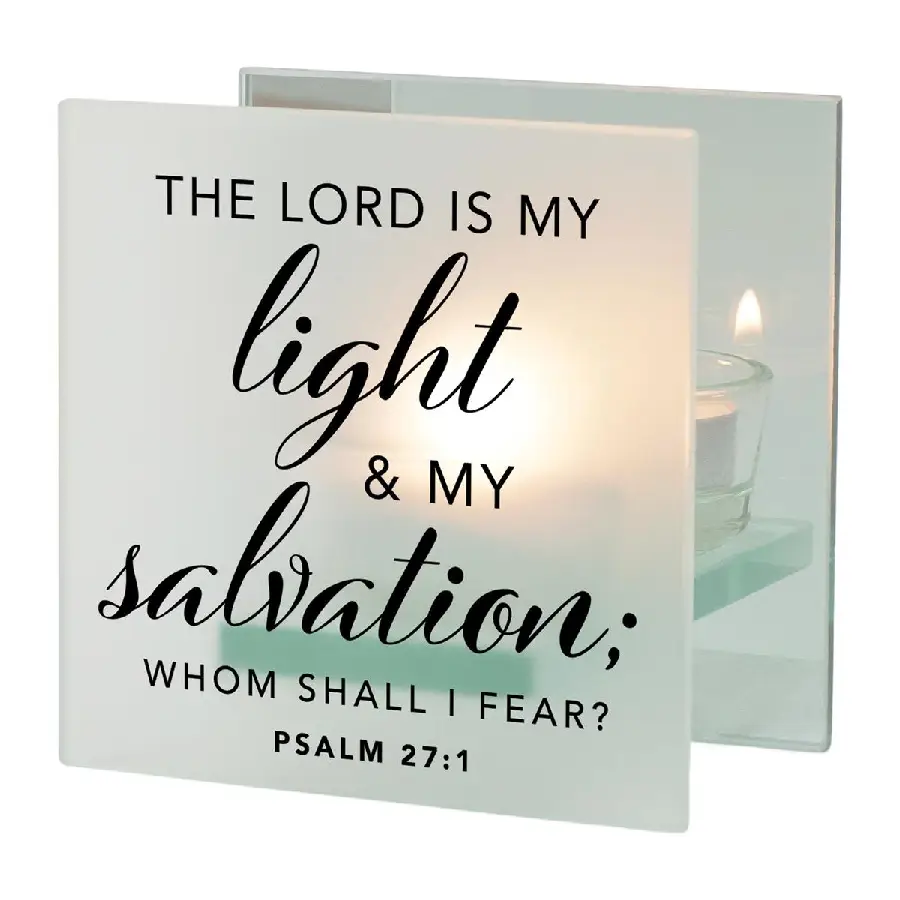Tealightholder The Lord is my light