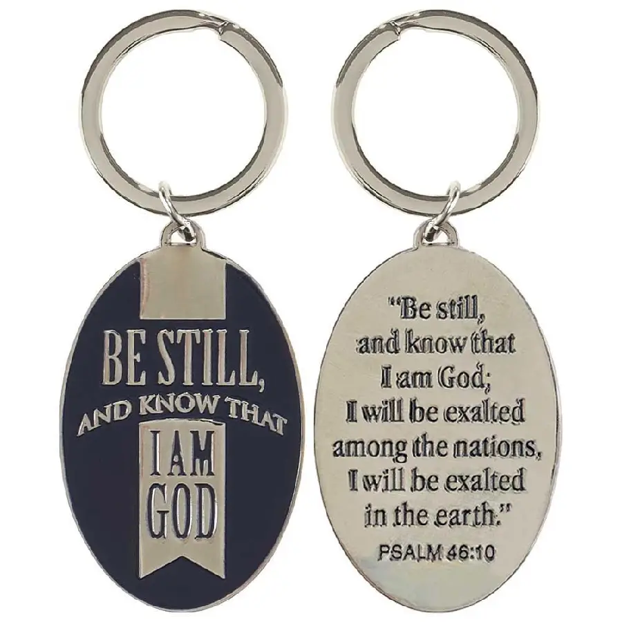 Keyring Be still and know