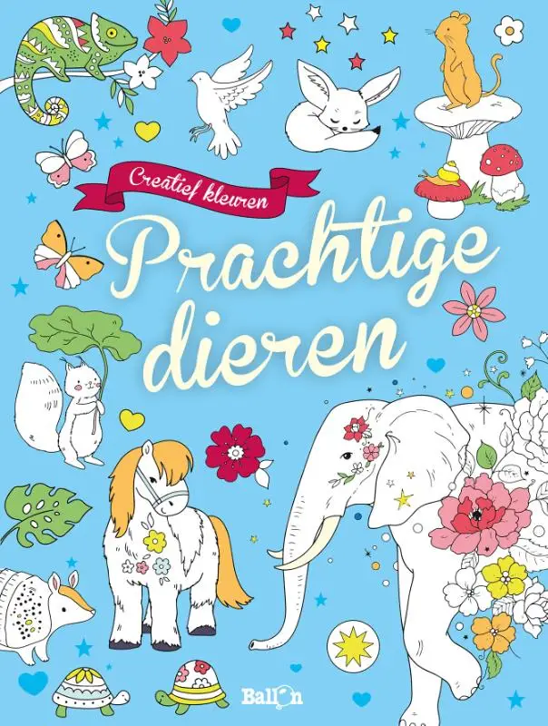 Kleurboek prachtige dieren