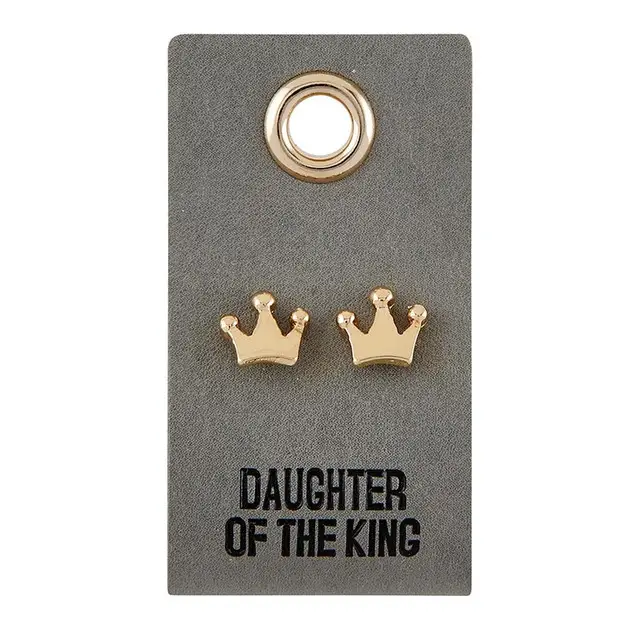 Leather Tag Earring - Daughter of the ki
