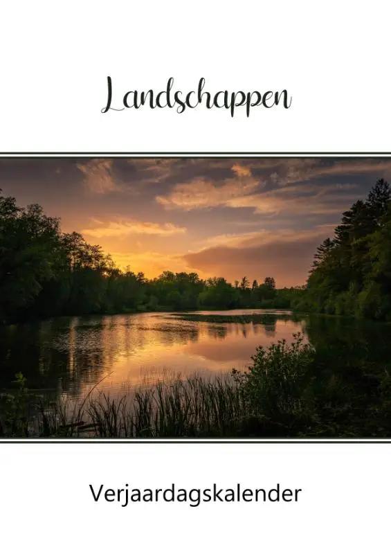 Verjaardagskalender landschappen