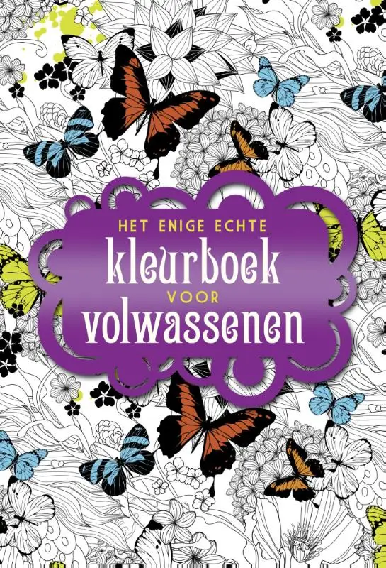 Enige echte kleurboek voor volwassen