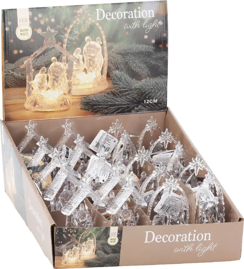 Display (20) Nativity Acryl Deco