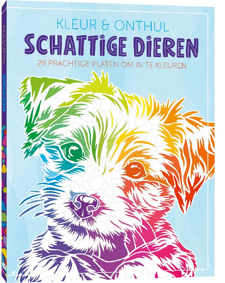 Kleur & Onthul: Schattige Dieren