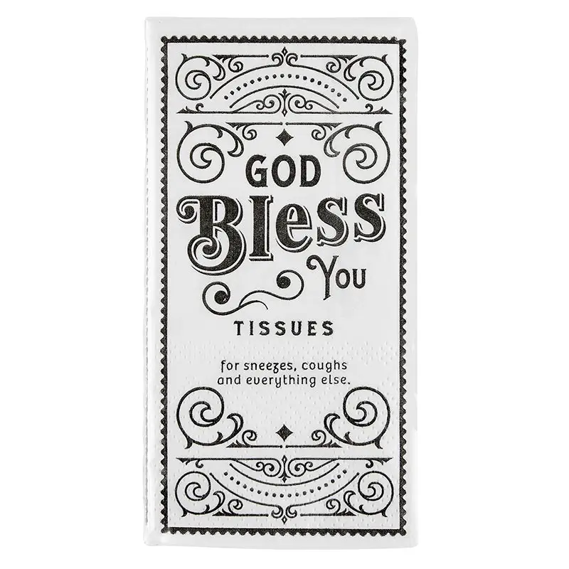 Tissues (setof4) God bless you new desig