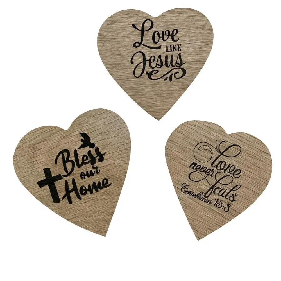 Fridgemagnet wood assorted