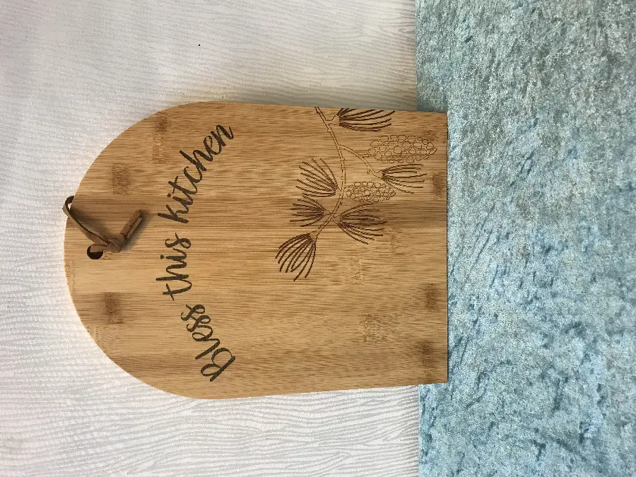 Cutting/Serving Board Bless this kitchen