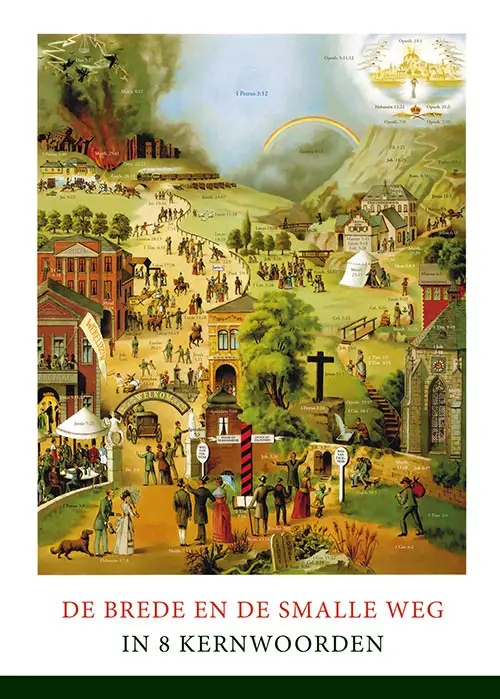 miniposter brede en smalle weg