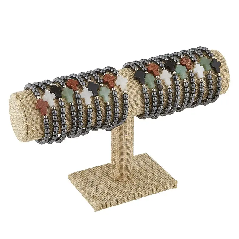 Display Hematite Cross Bracelet (36)