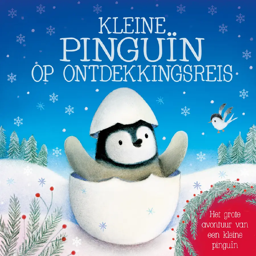 Kleine pinquin op ontdekkingsreis