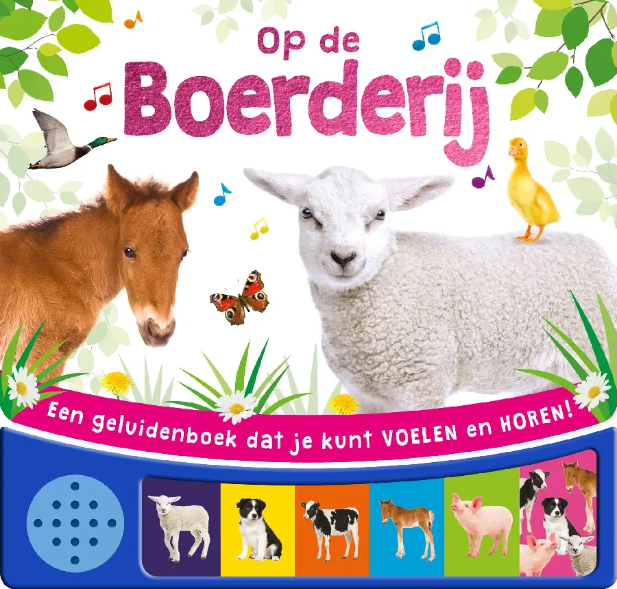 Op de boerderij geluidenboek
