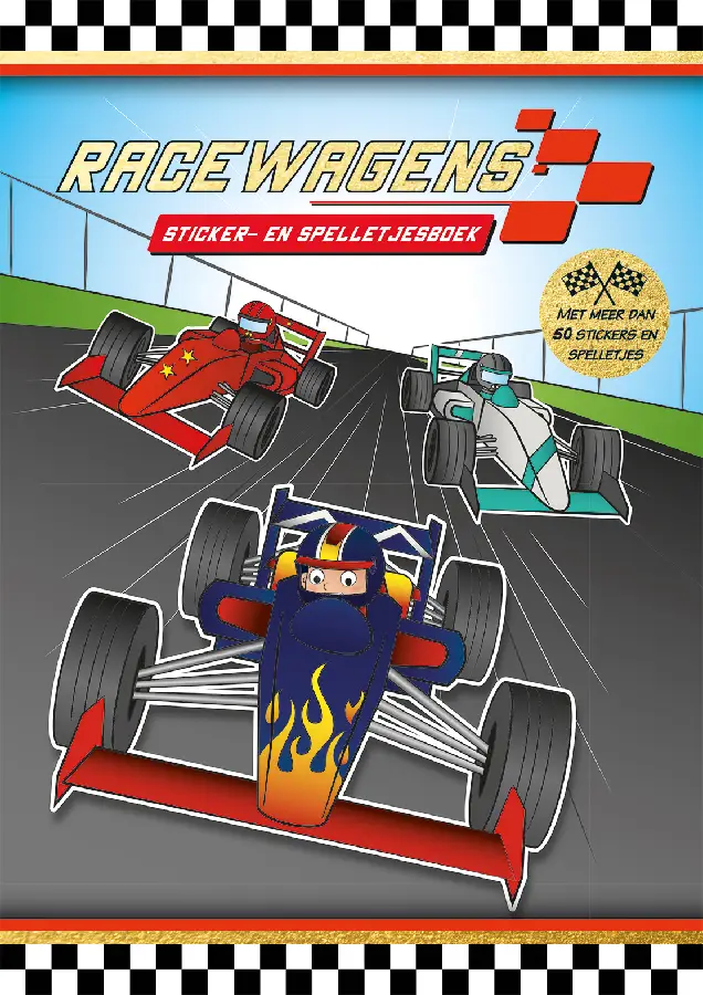 Stickerboek racewagen